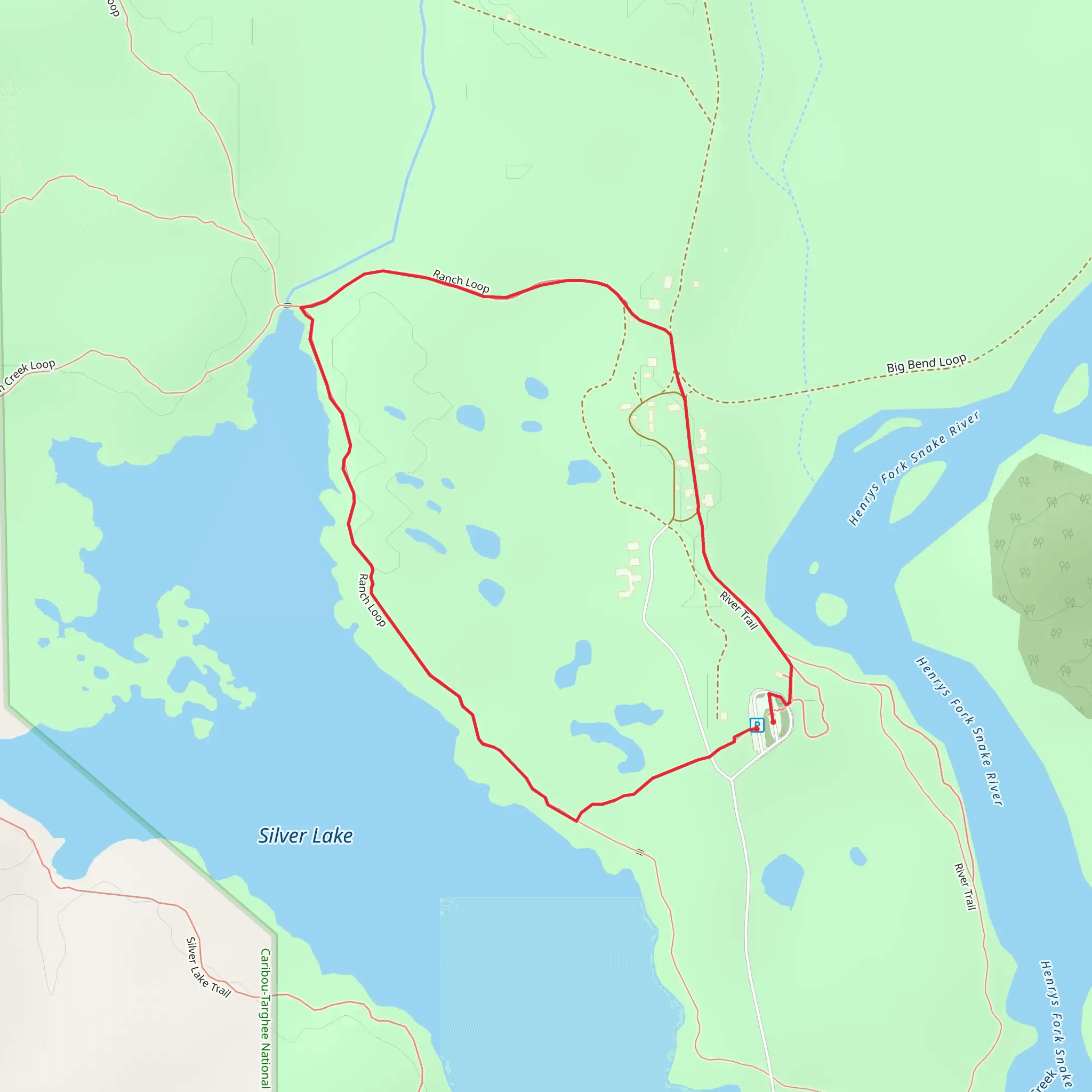 Ranch Loop mobile static map