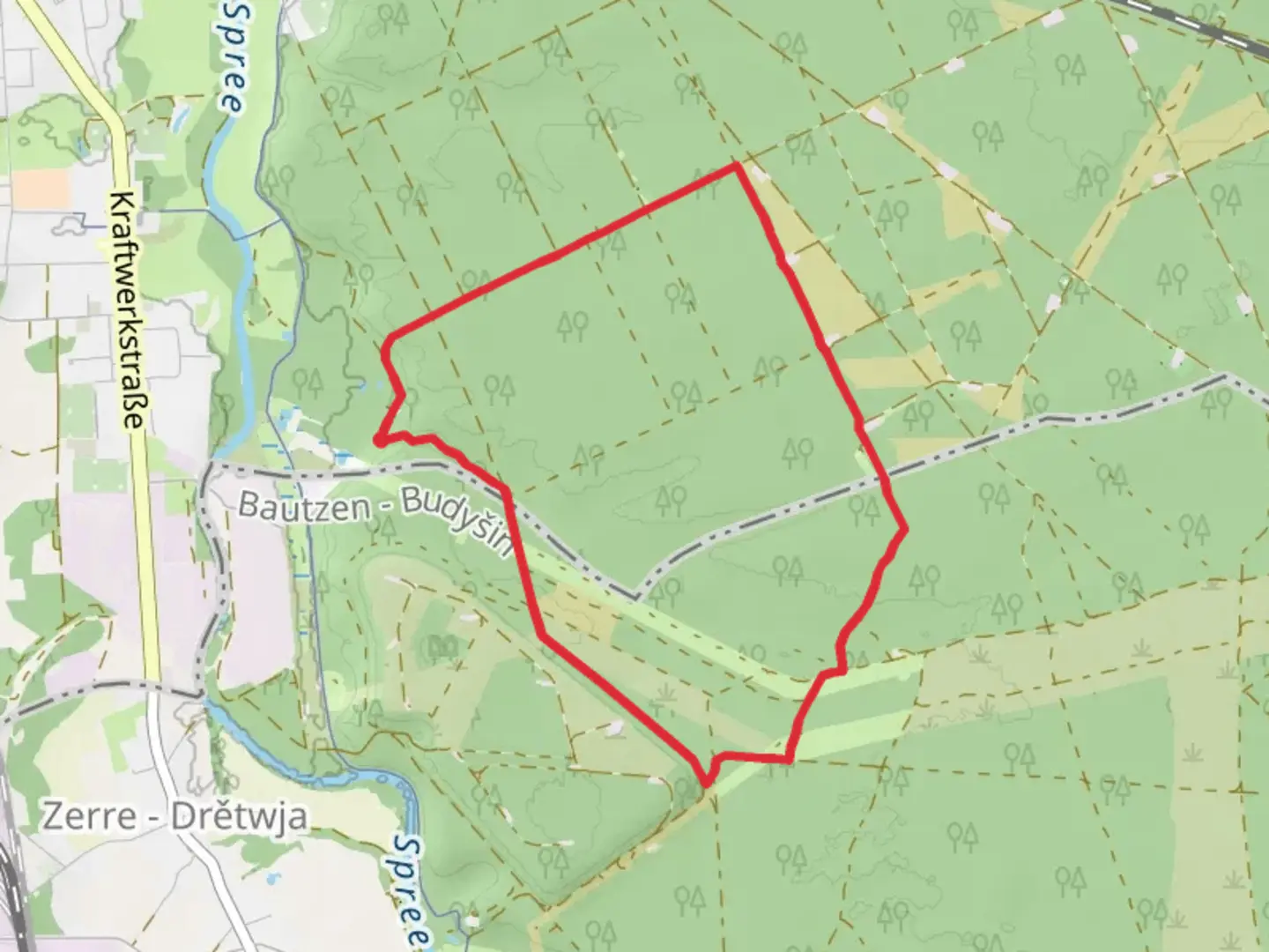 An image depicting the trail Slamener Rundwanderweg and Energie-Erlebnis and its surrounding area.