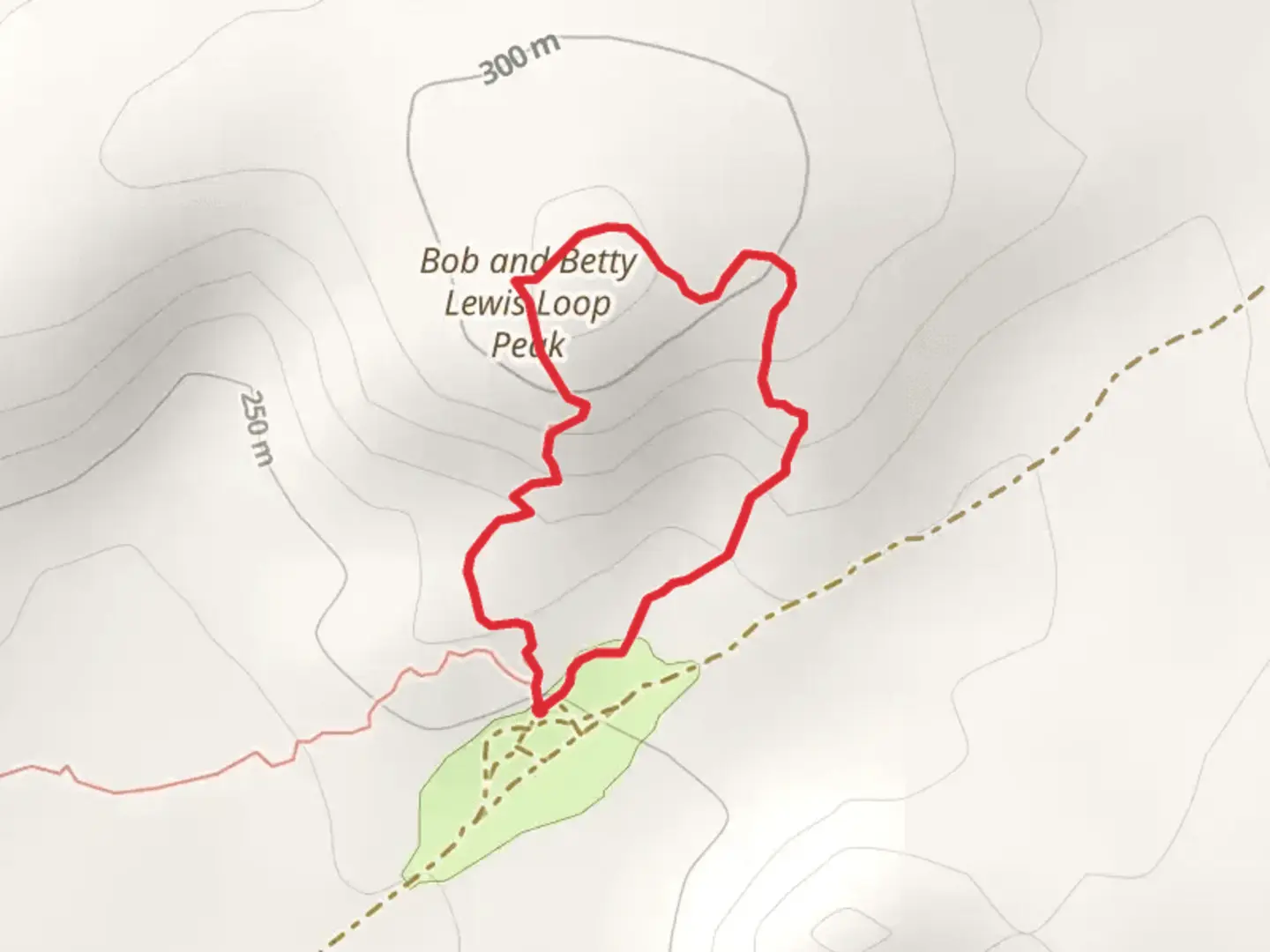 An image depicting the trail Betty and Bob Lewis Trail and its surrounding area.