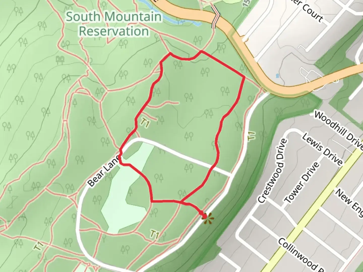 An image depicting the trail Crest and Summit Loop Trail and its surrounding area.