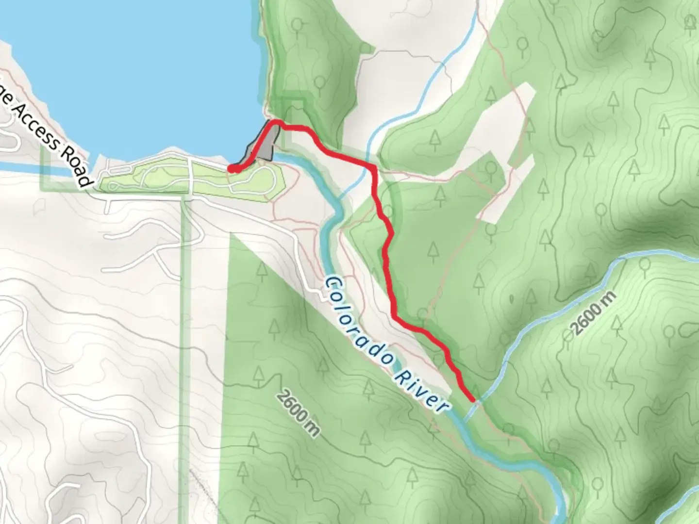 An image depicting the trail Pole Creek via CDT and its surrounding area.