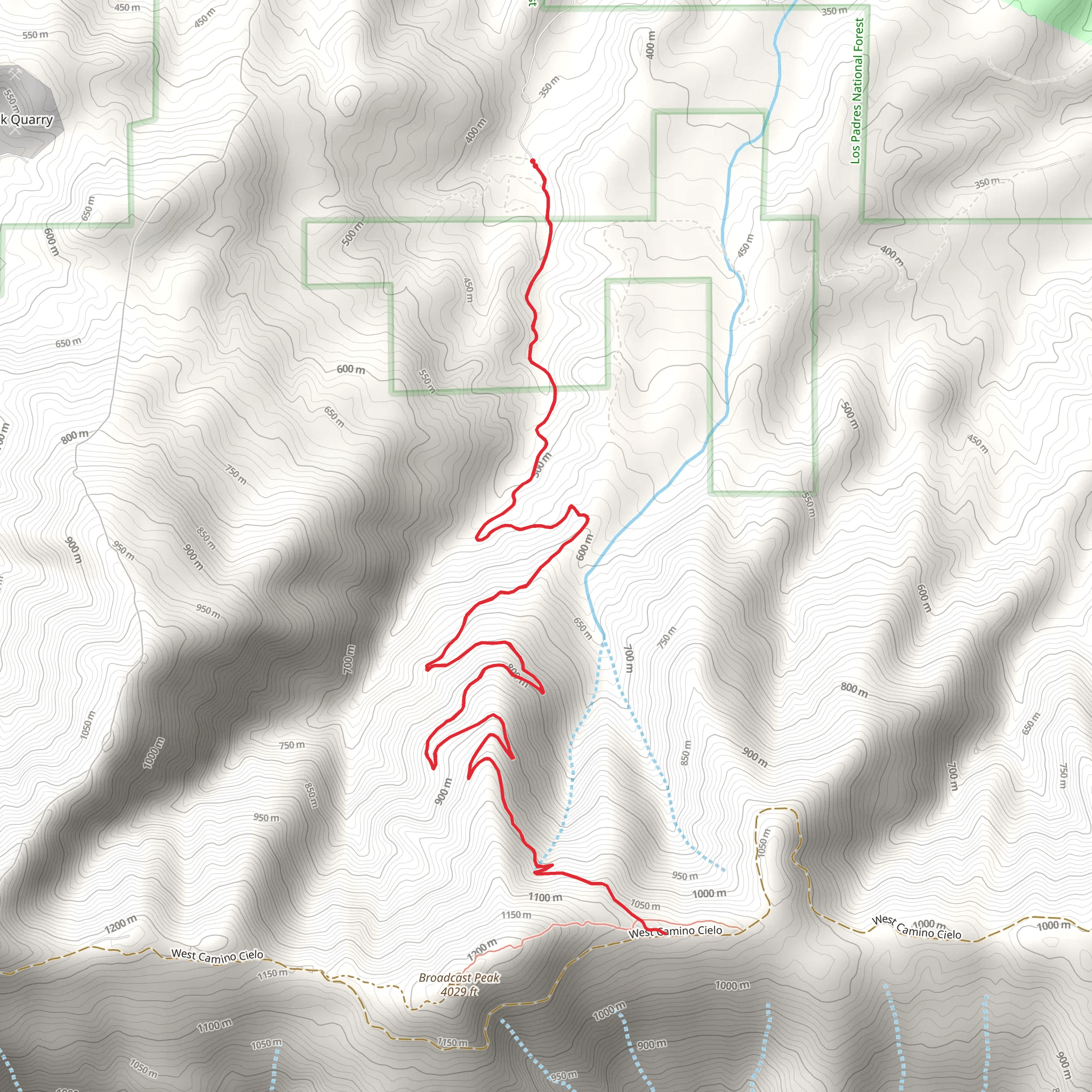 Tequepis Trail mobile static map