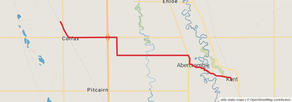 American Perimeter Trail - North Country Primary stage 205 Map