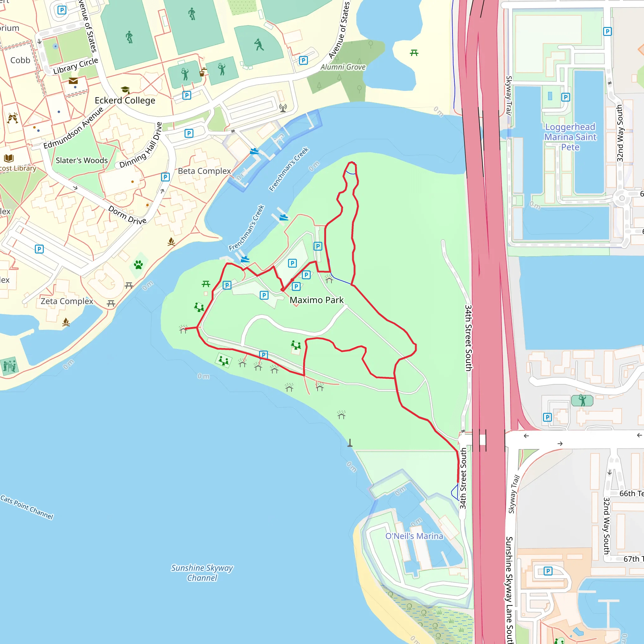 Maximo Park Loop mobile static map