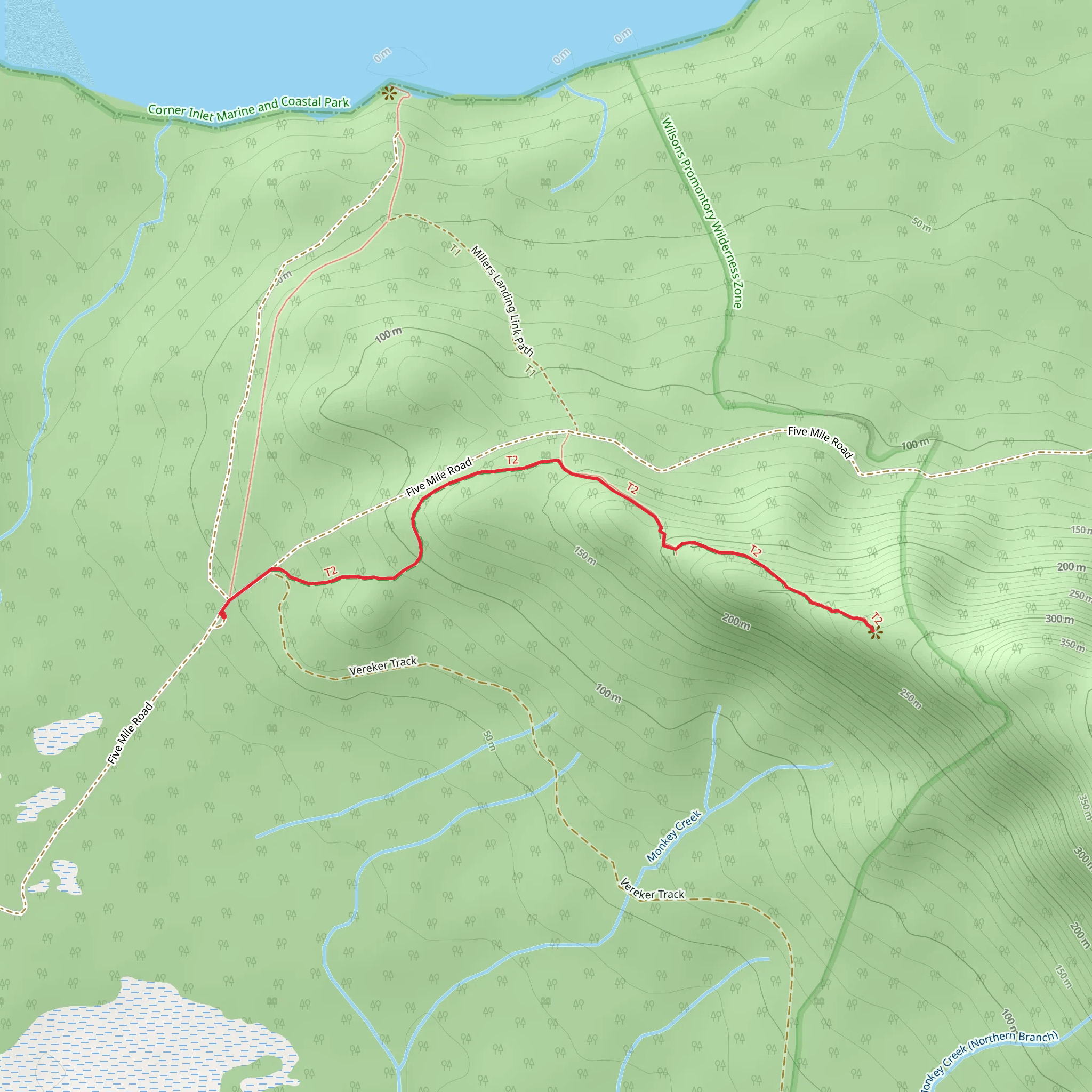 Vereker Outlook Walk mobile static map