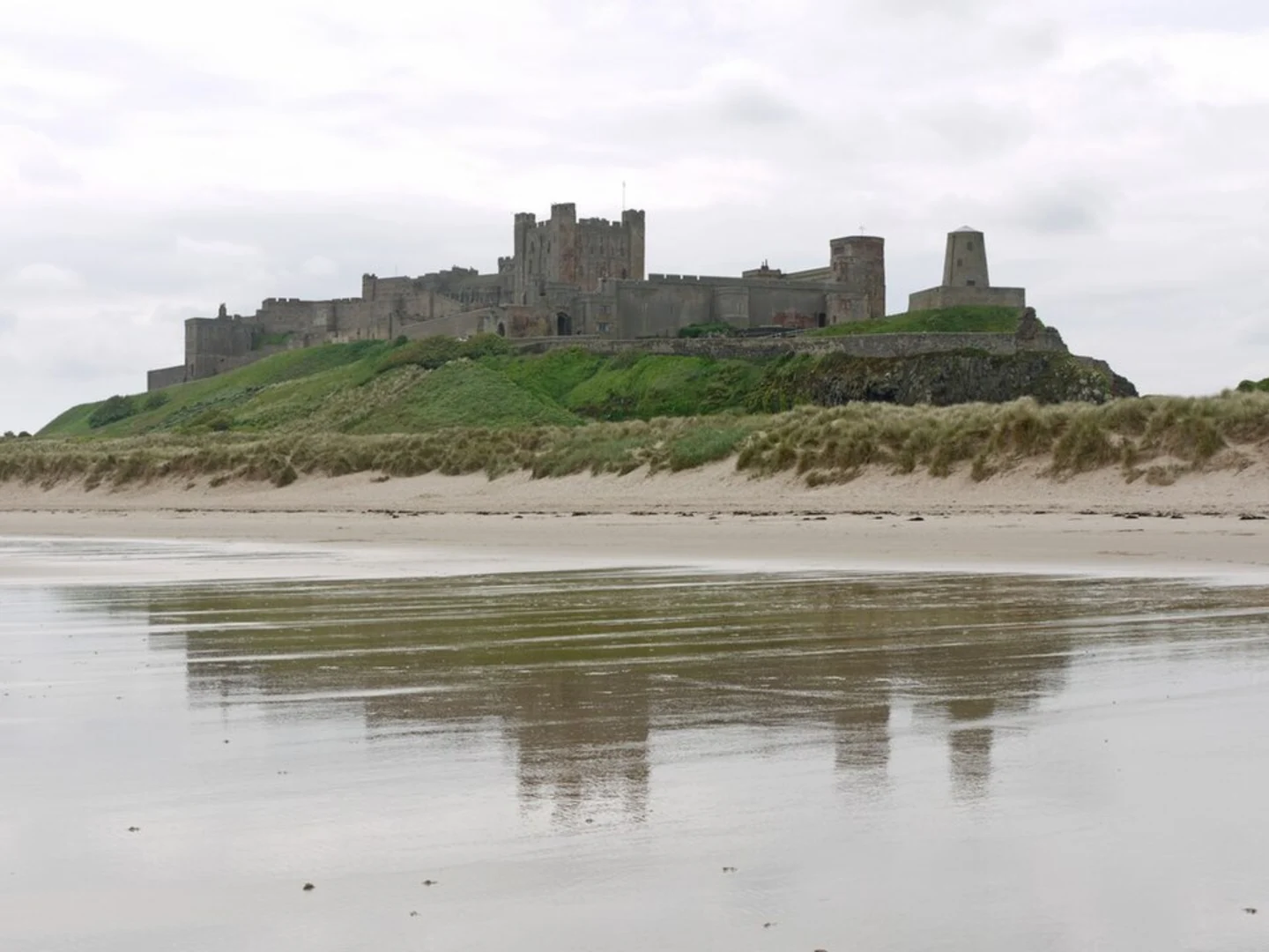 An image depicting the trail Bamburgh Coast and Hills Loop and its surrounding area.