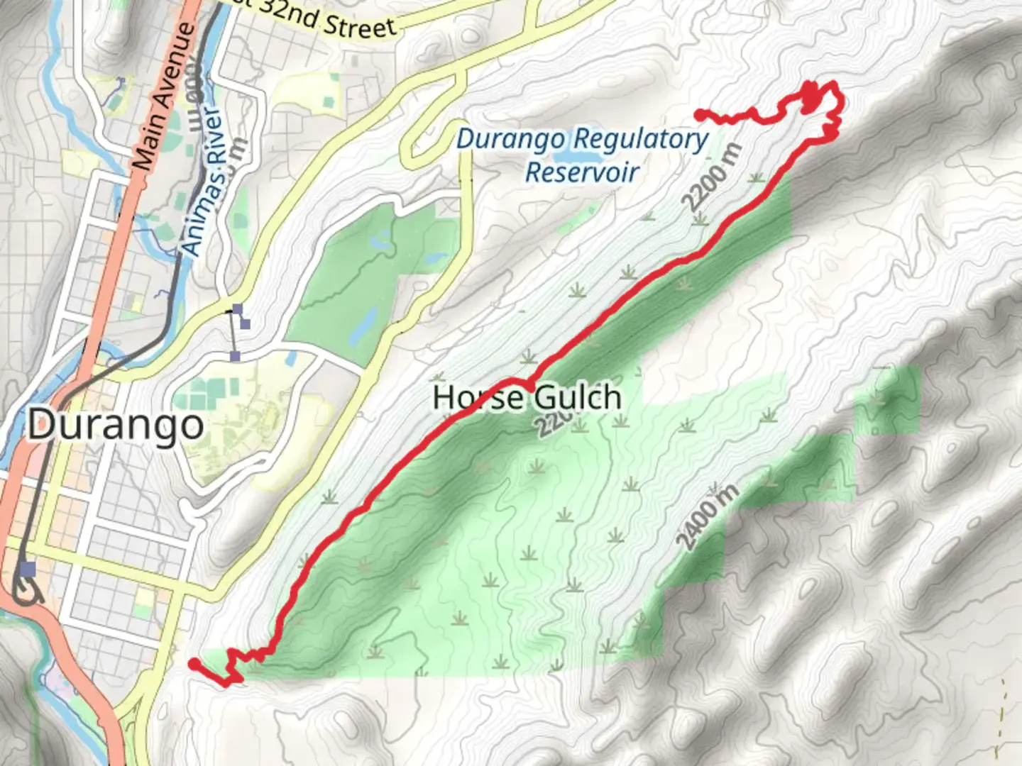 An image depicting the trail Skyline Trail and Hyper-Extended Ridge Trail and its surrounding area.