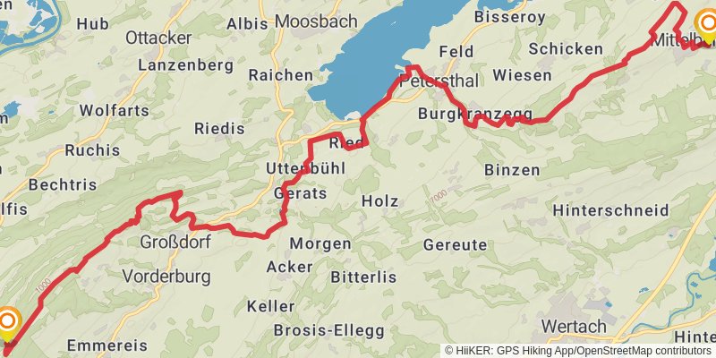 Himmelsstürmer-Route stage 6 Map