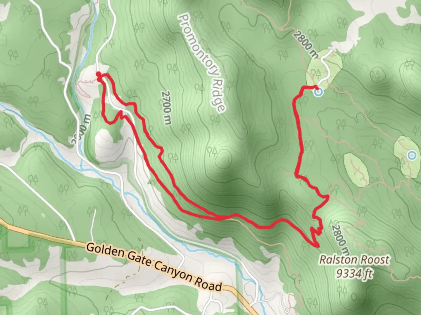 An image depicting the trail Mule Deer, Upper and Lower Mule Deer Loop Trail and its surrounding area.