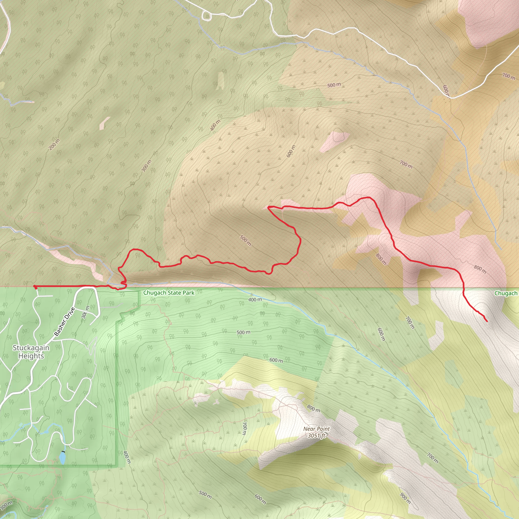 Knoya Ridge mobile static map