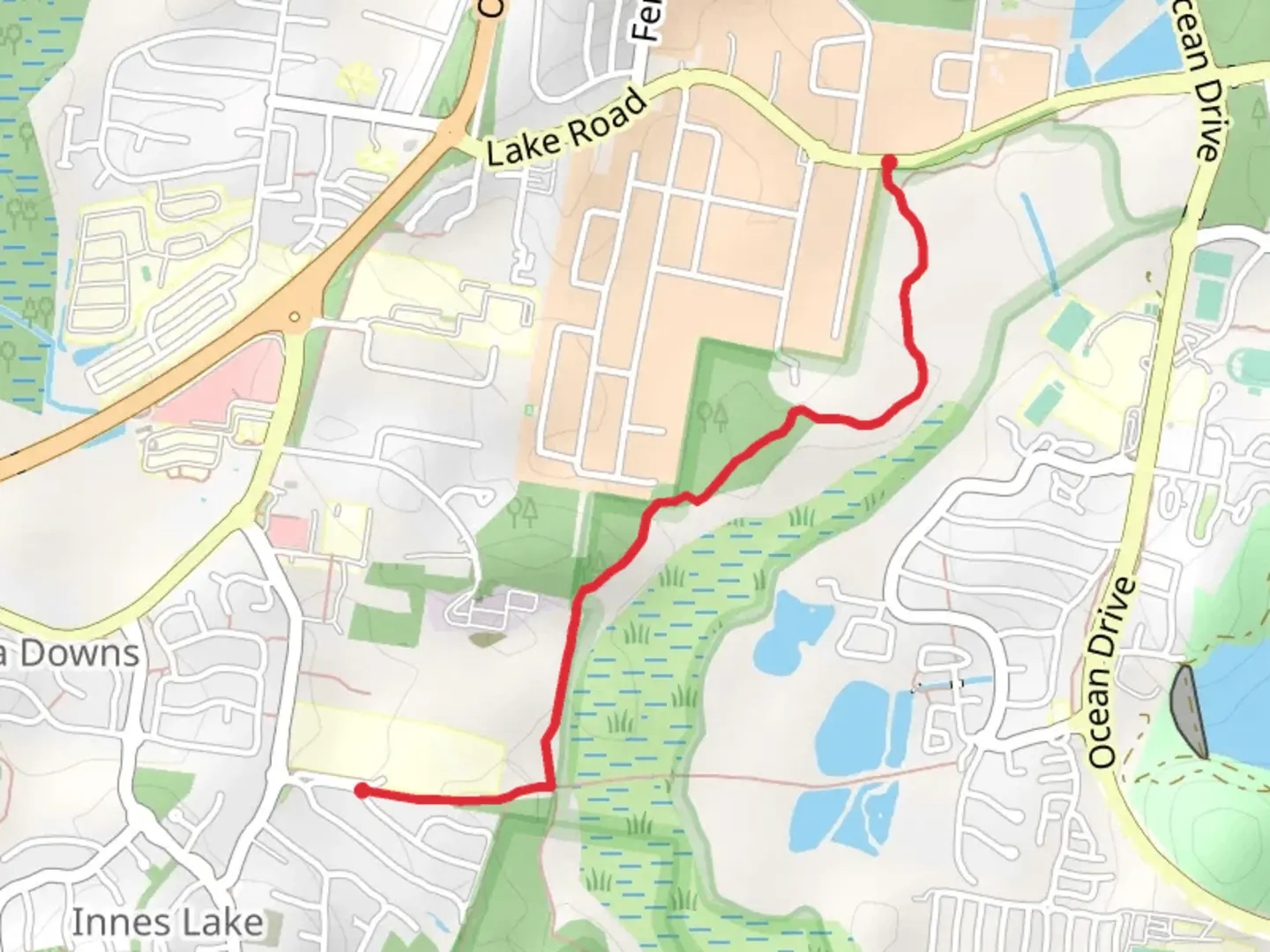 An image depicting the trail Googik Heritage Track and its surrounding area.