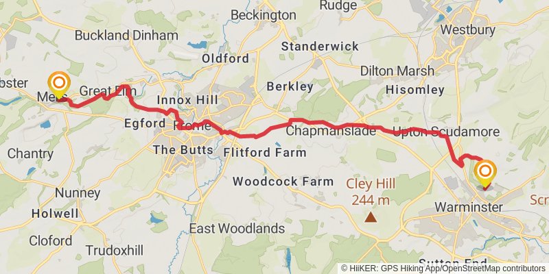 Coast to Coast - Southern England stage 5 Map