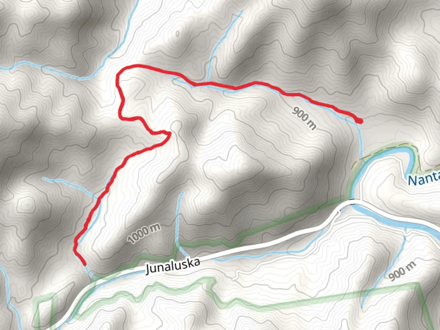 An image depicting the trail Diamond Valley via Appletree Trail and its surrounding area.
