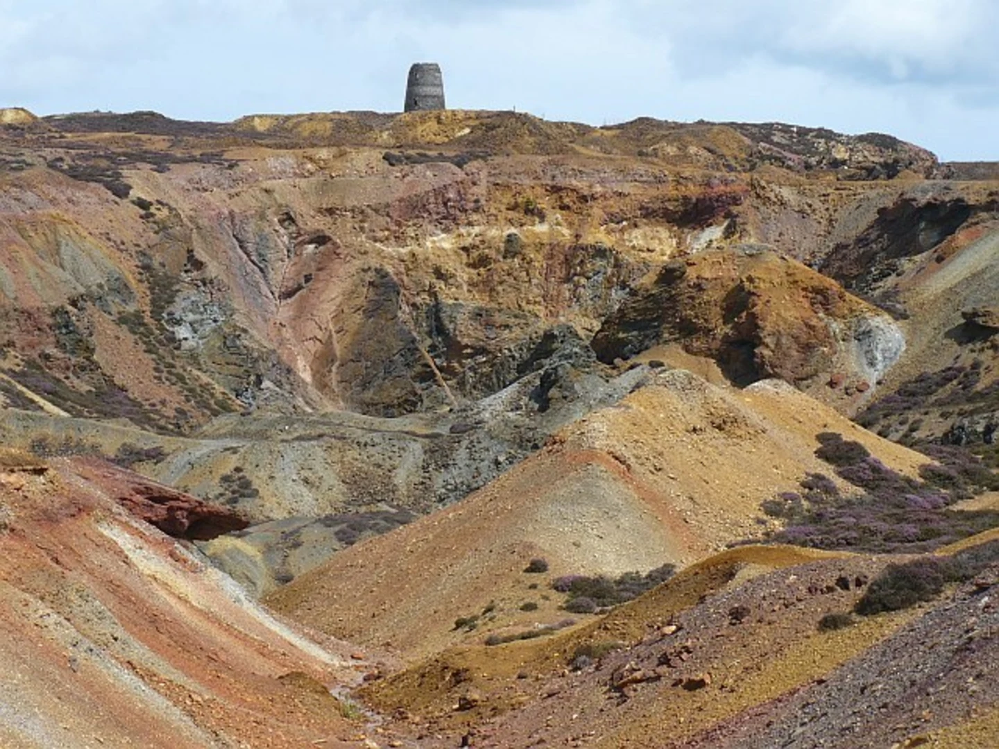 An image depicting the trail Parys Mountain Loop and its surrounding area.