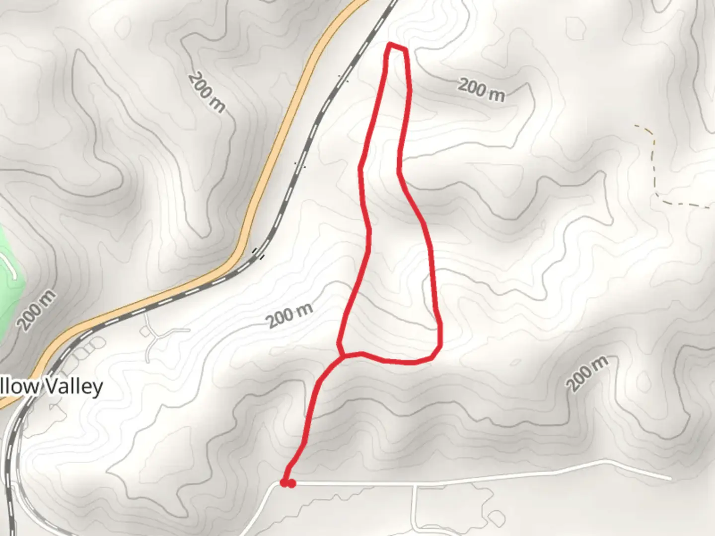 An image depicting the trail Tank Spring Loop Trail and its surrounding area.