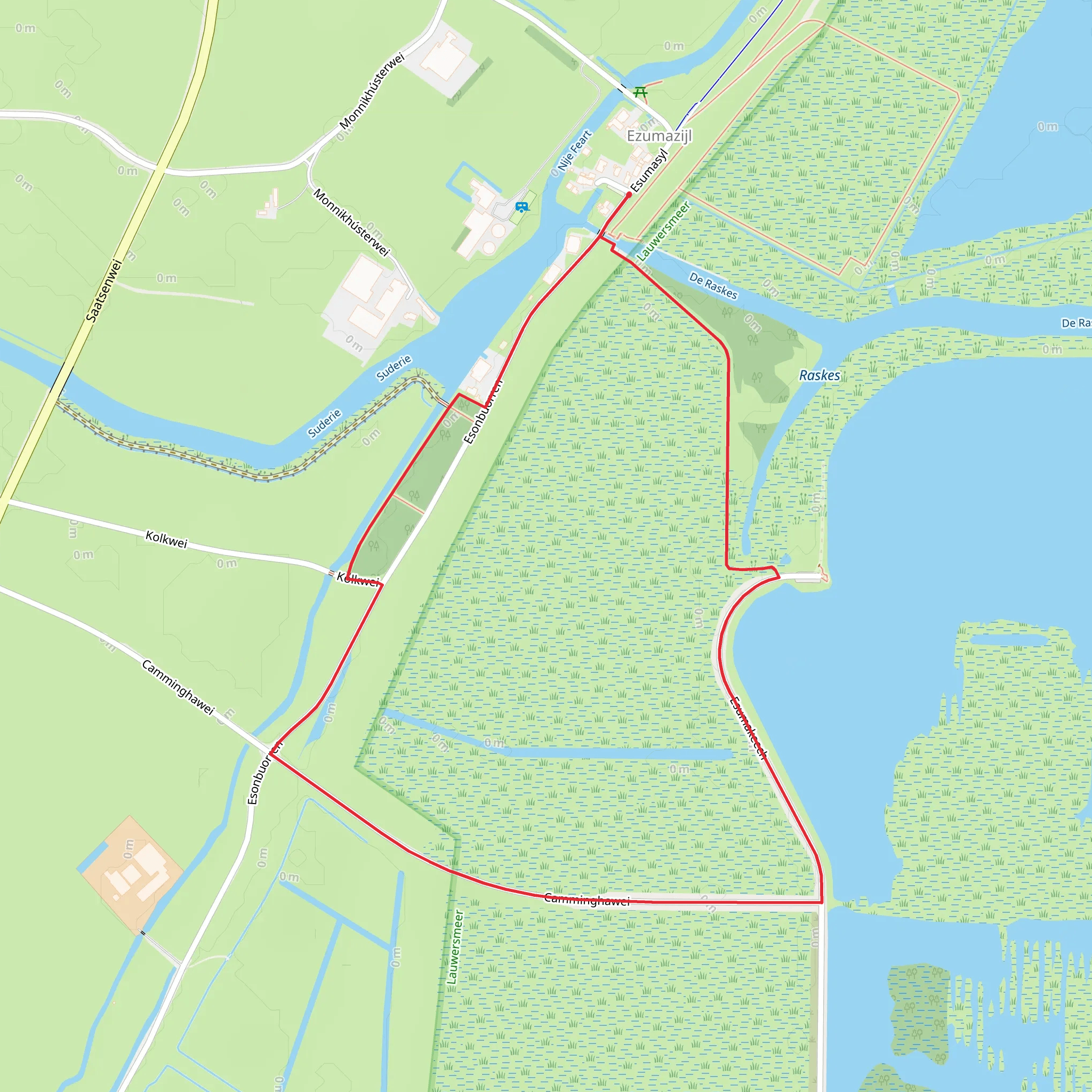 Dongerdielen and kolksbrechje Loop mobile static map