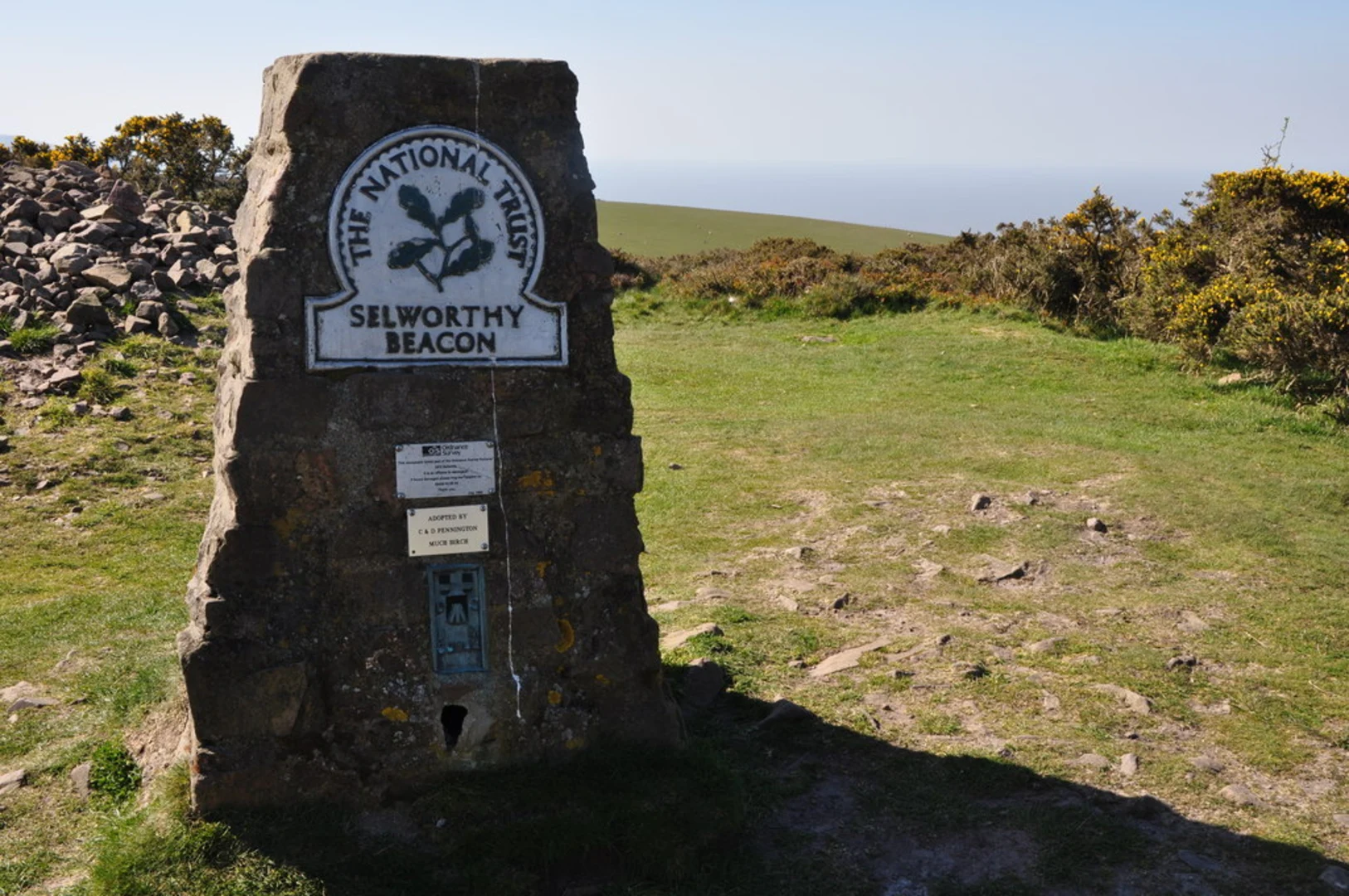 An image depicting the trail Holnicote Estate and its surrounding area.