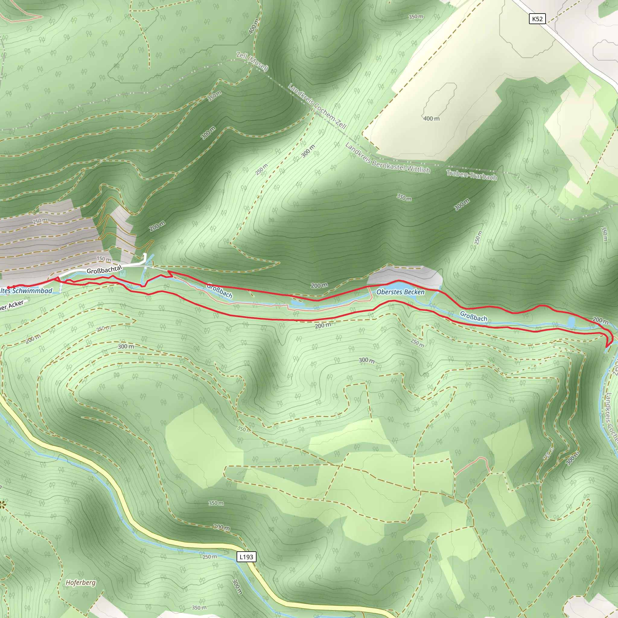 Großbach Loop via Enkirch mobile static map