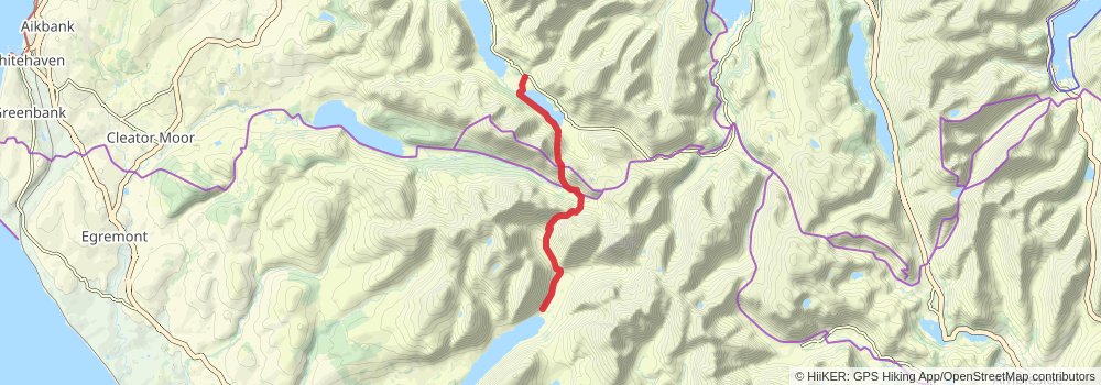 Cumberland Way stage 2 Map