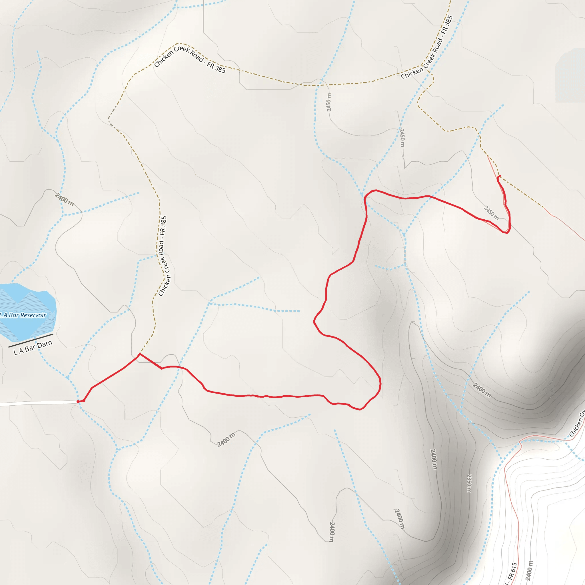 Dolph Kuss Trail mobile static map