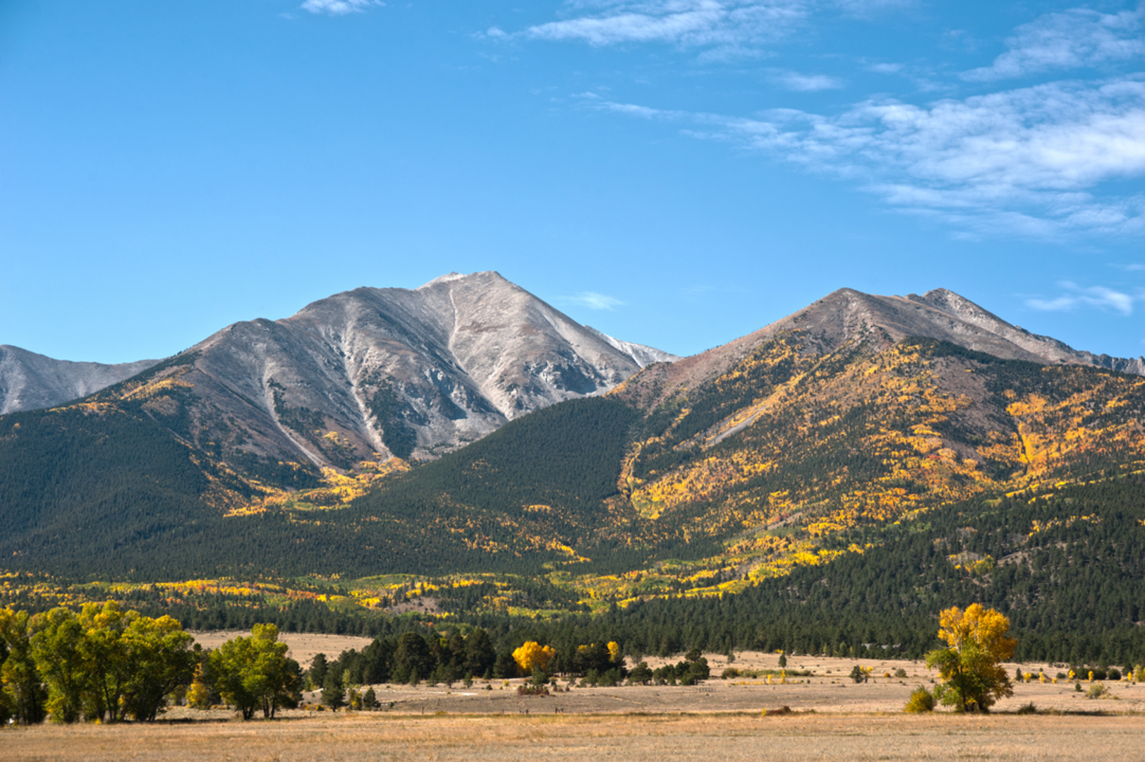 An image depicting the trail Mount Princeton via Colorado Trail and its surrounding area.