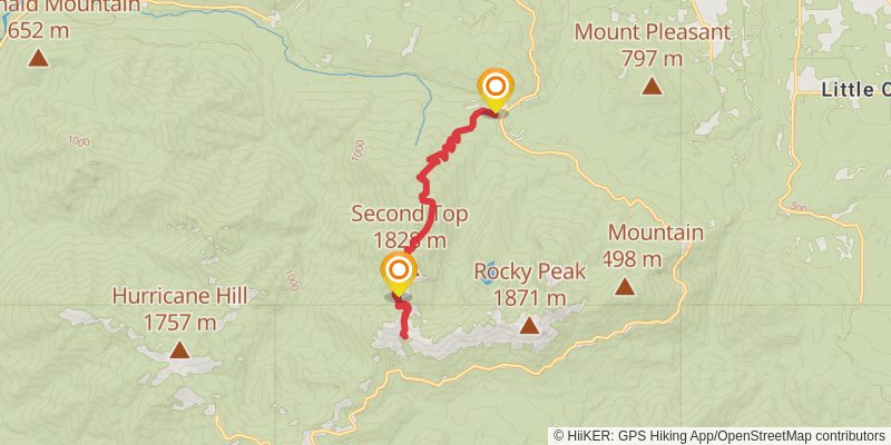 Heather Park Trail stage 2 Map