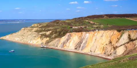 An image depicting the trail Bembridge Point to The Needle Walk and its surrounding area.