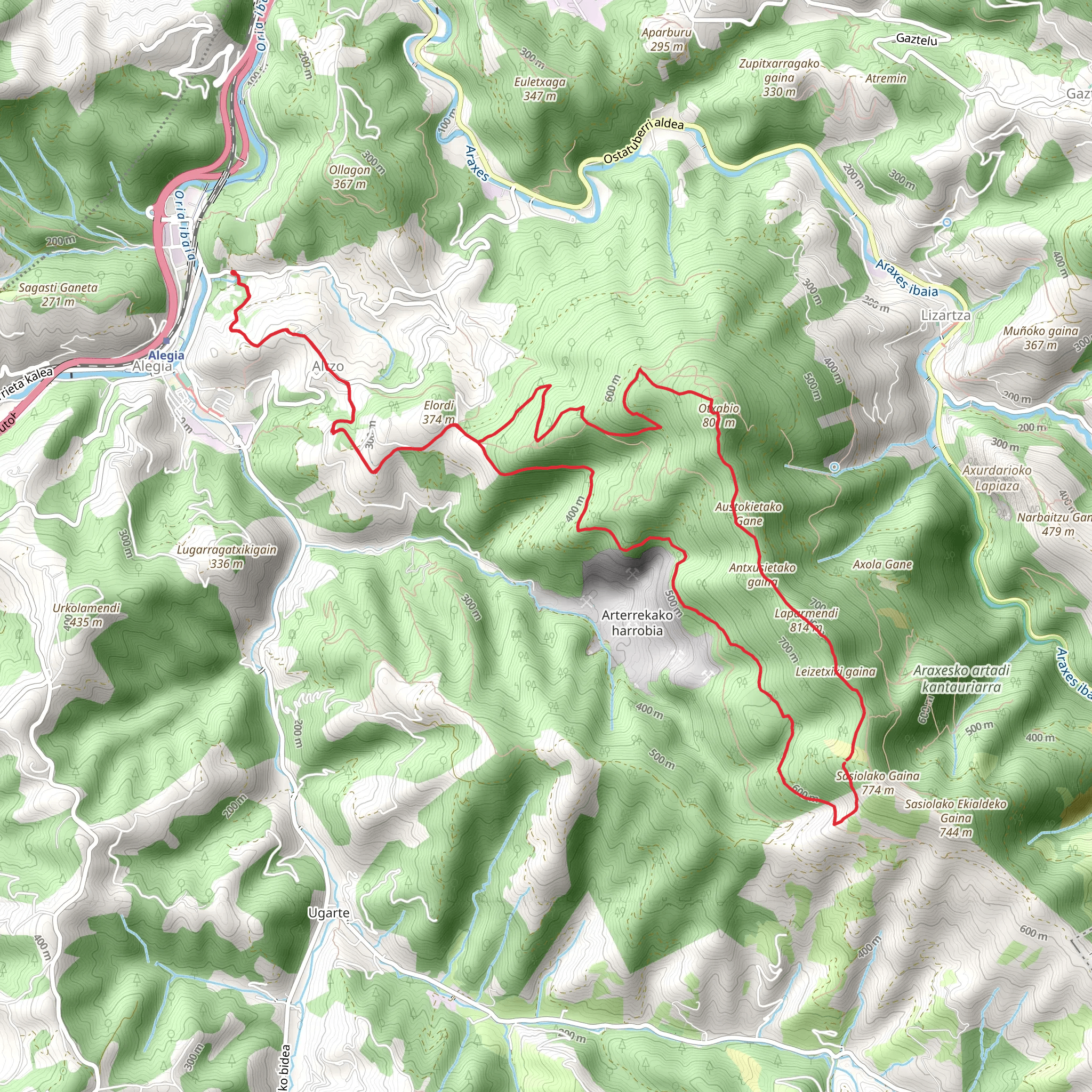 Altzomendi PR GI 113 mobile static map
