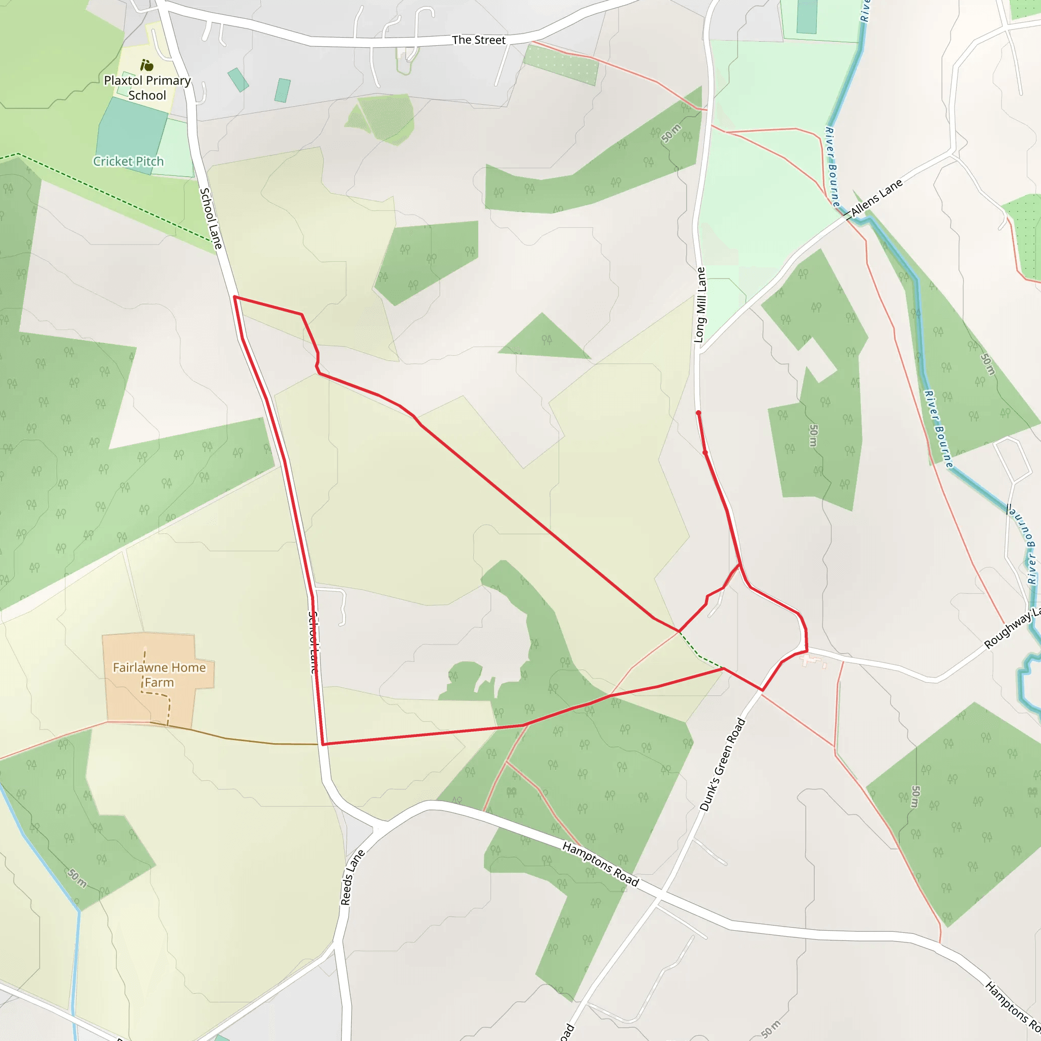 Dunk's Green Loop mobile static map