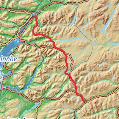 West Highland Way 8-Day Gentle Tour (Hillwalk Tours) mobile static map