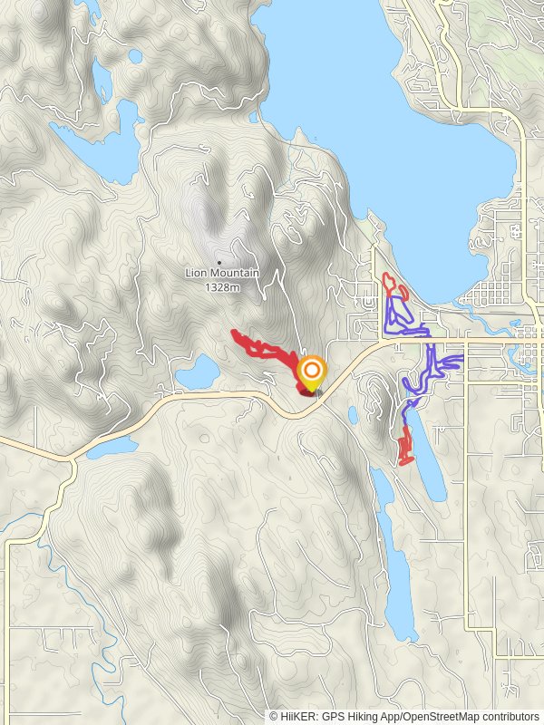 Whitefish Trail - Lion Mountain Loop