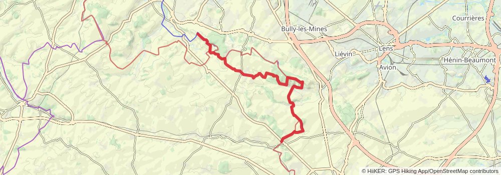 Via Francigena stage 13 Map