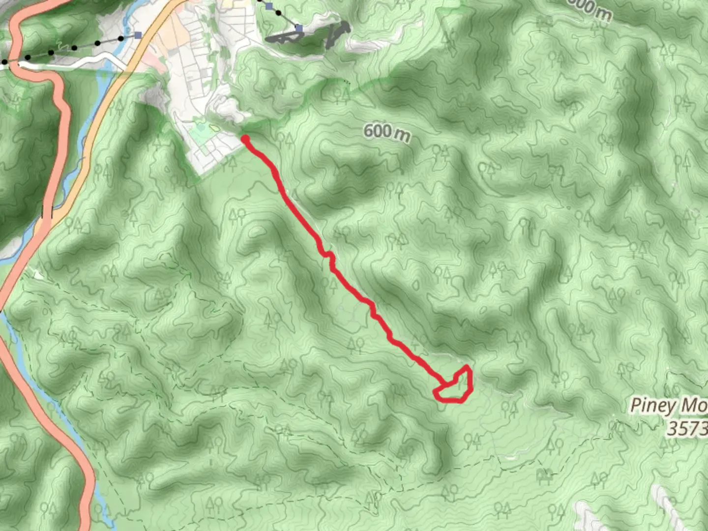 An image depicting the trail Twin Creeks Trail Loop and its surrounding area.