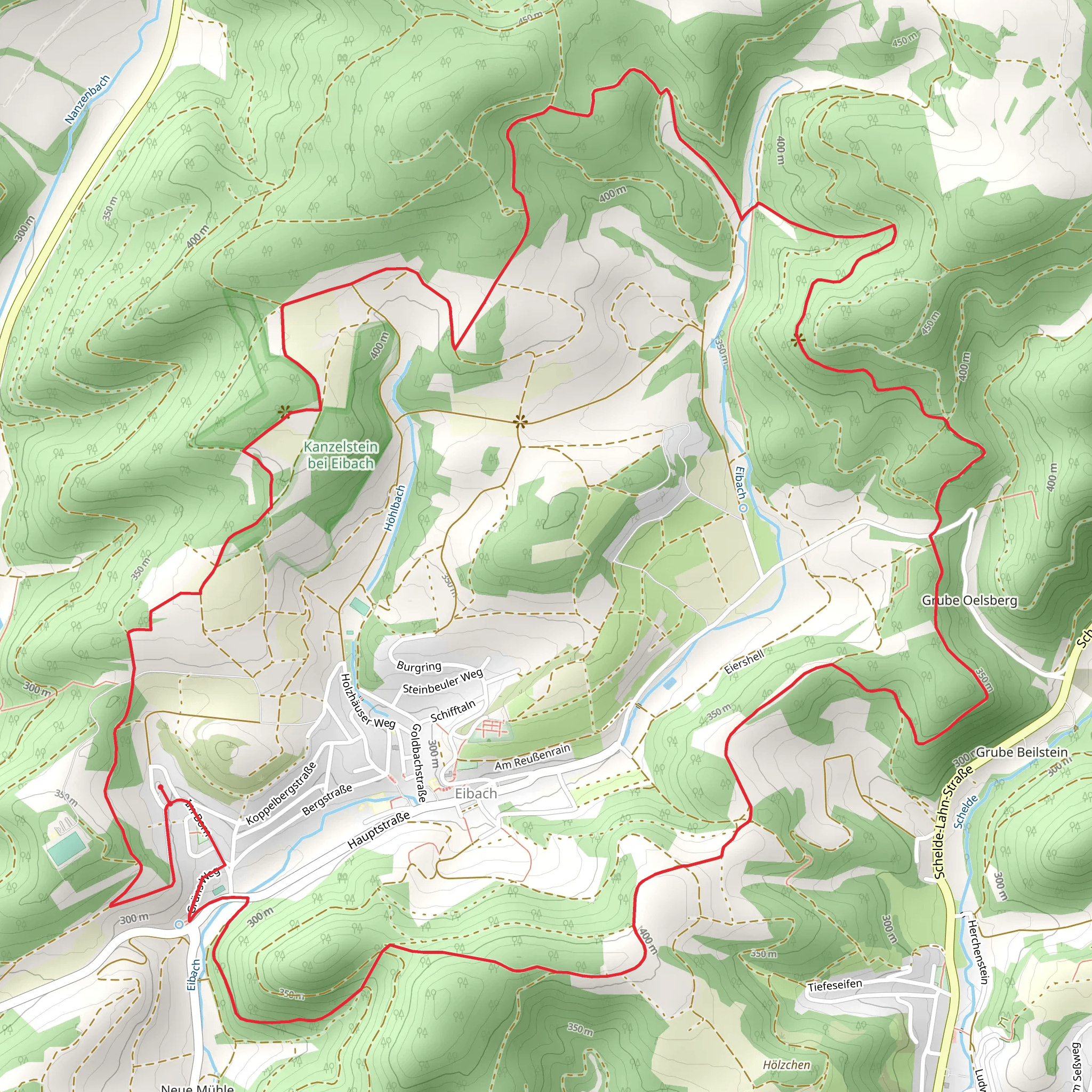 Extratour Kuckucksweg Loop mobile static map