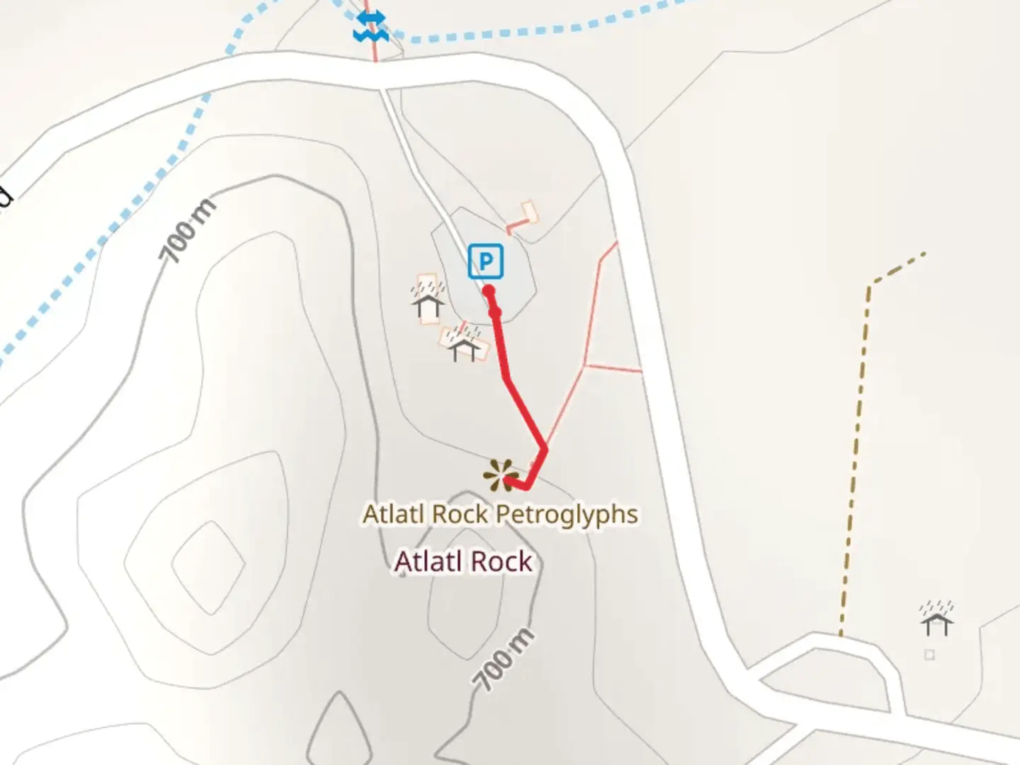 An image depicting the trail Scenic Loop Road and its surrounding area.
