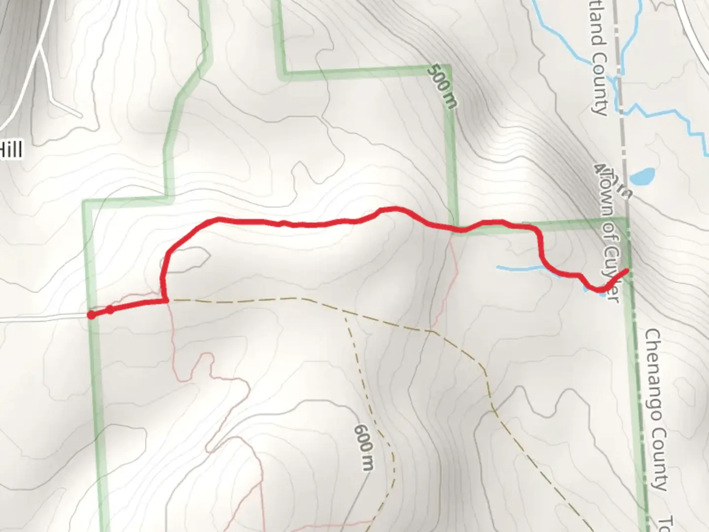 An image depicting the trail Chippewa Falls Trail and its surrounding area.