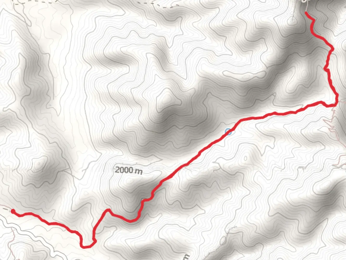 An image depicting the trail Pinery Horsefall Trail to Shaw Peak and its surrounding area.