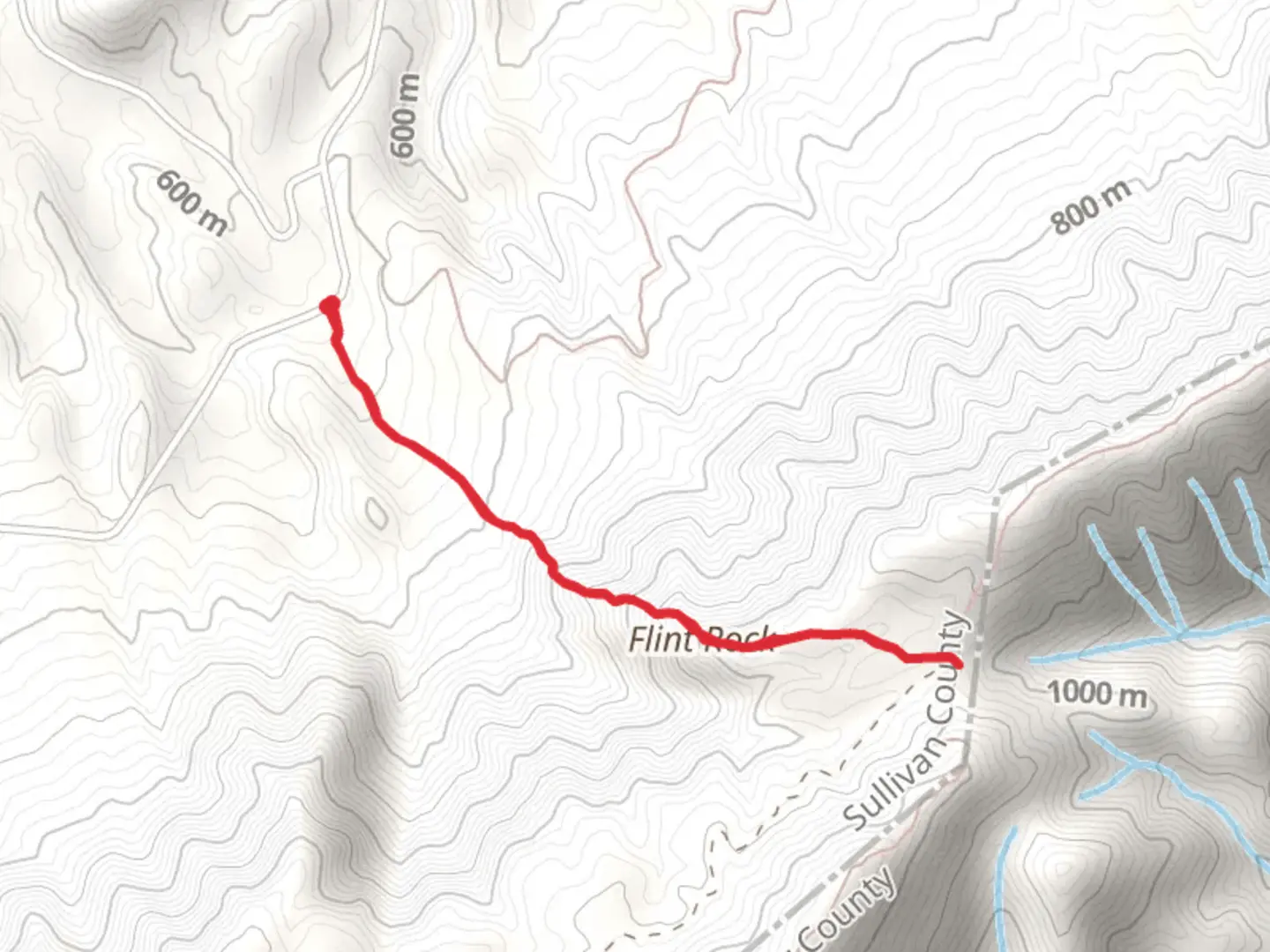 An image depicting the trail Flint Mill Trail and its surrounding area.