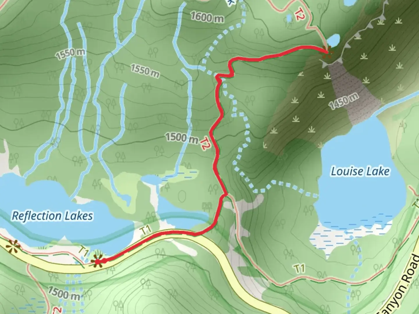 An image depicting the trail Faraway Rock via Mazama Ridge Trail and its surrounding area.