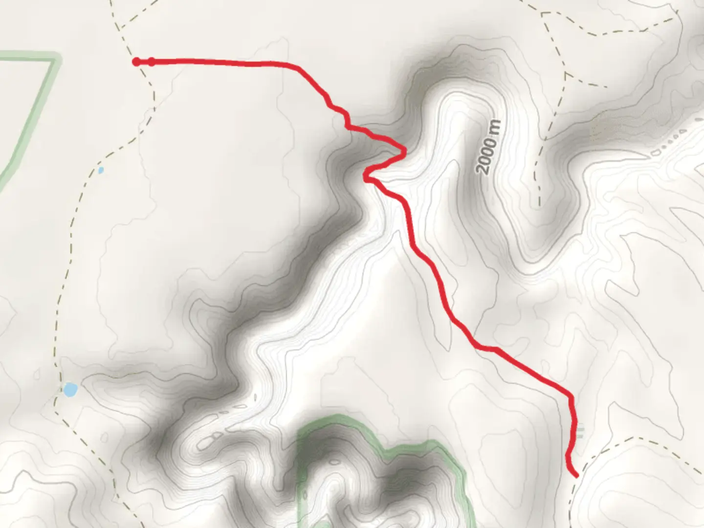 An image depicting the trail Willow Crossing Trail and its surrounding area.