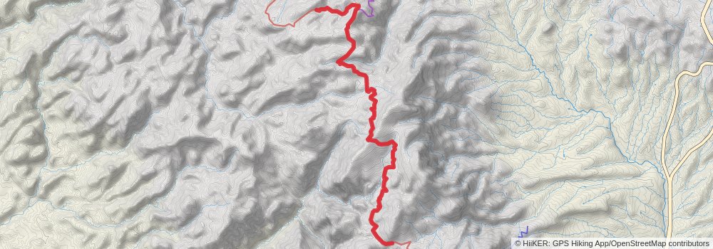 Arizona Trail stage 42 Map