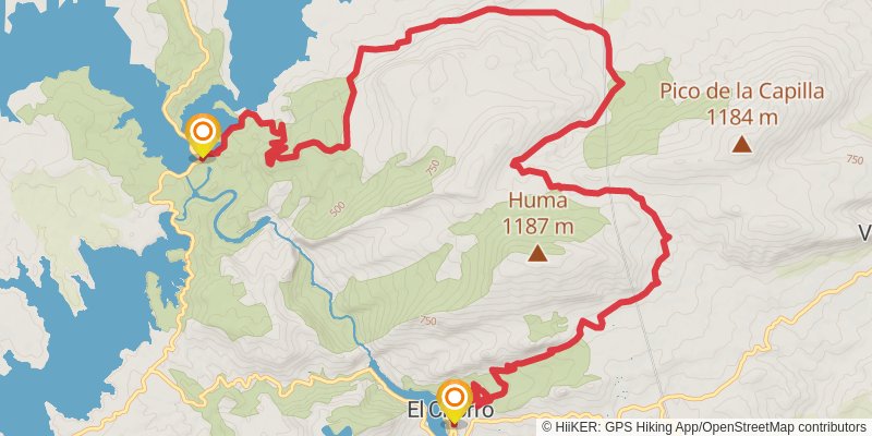 Gran Senda De Malaga stage 21 Map