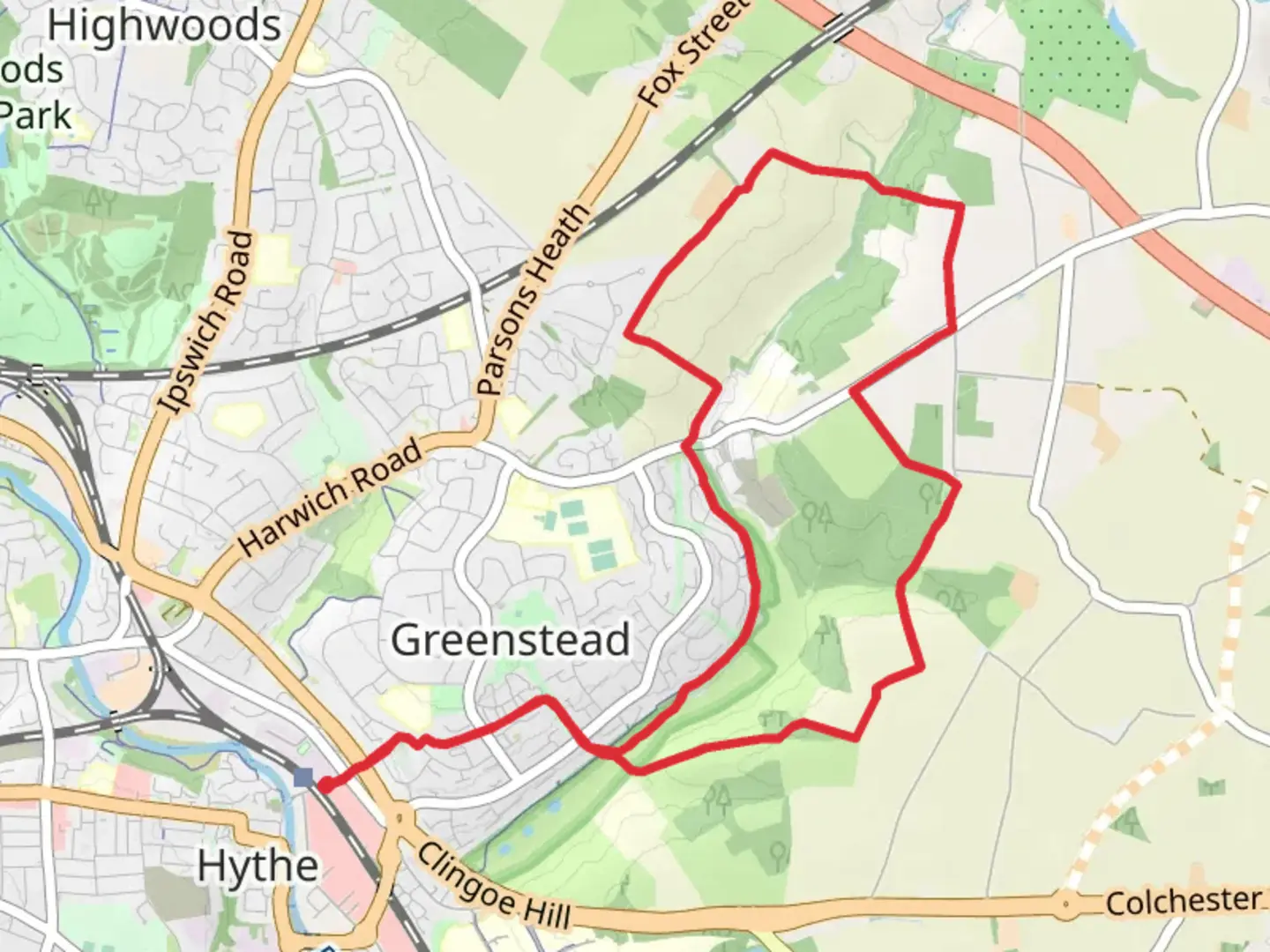 An image depicting the trail Salary Brook Nature Reserve Loop - Hythe and its surrounding area.