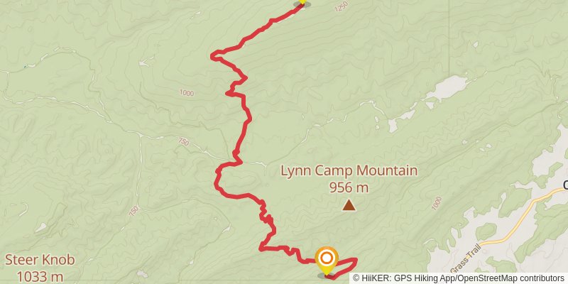 Appalachian Trail stage 60 Map