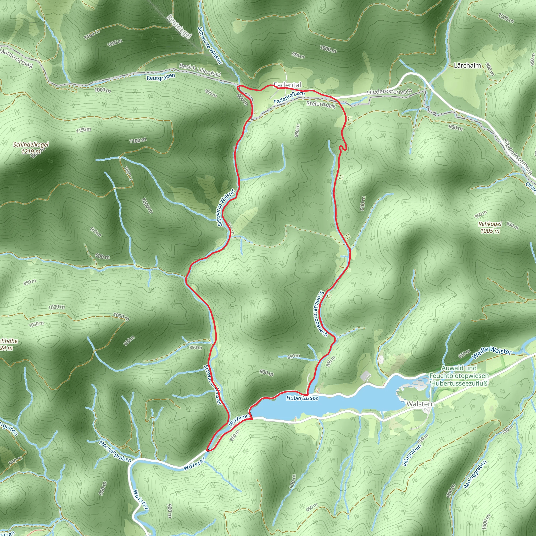 Schwarzwalstern Loop Hike mobile static map