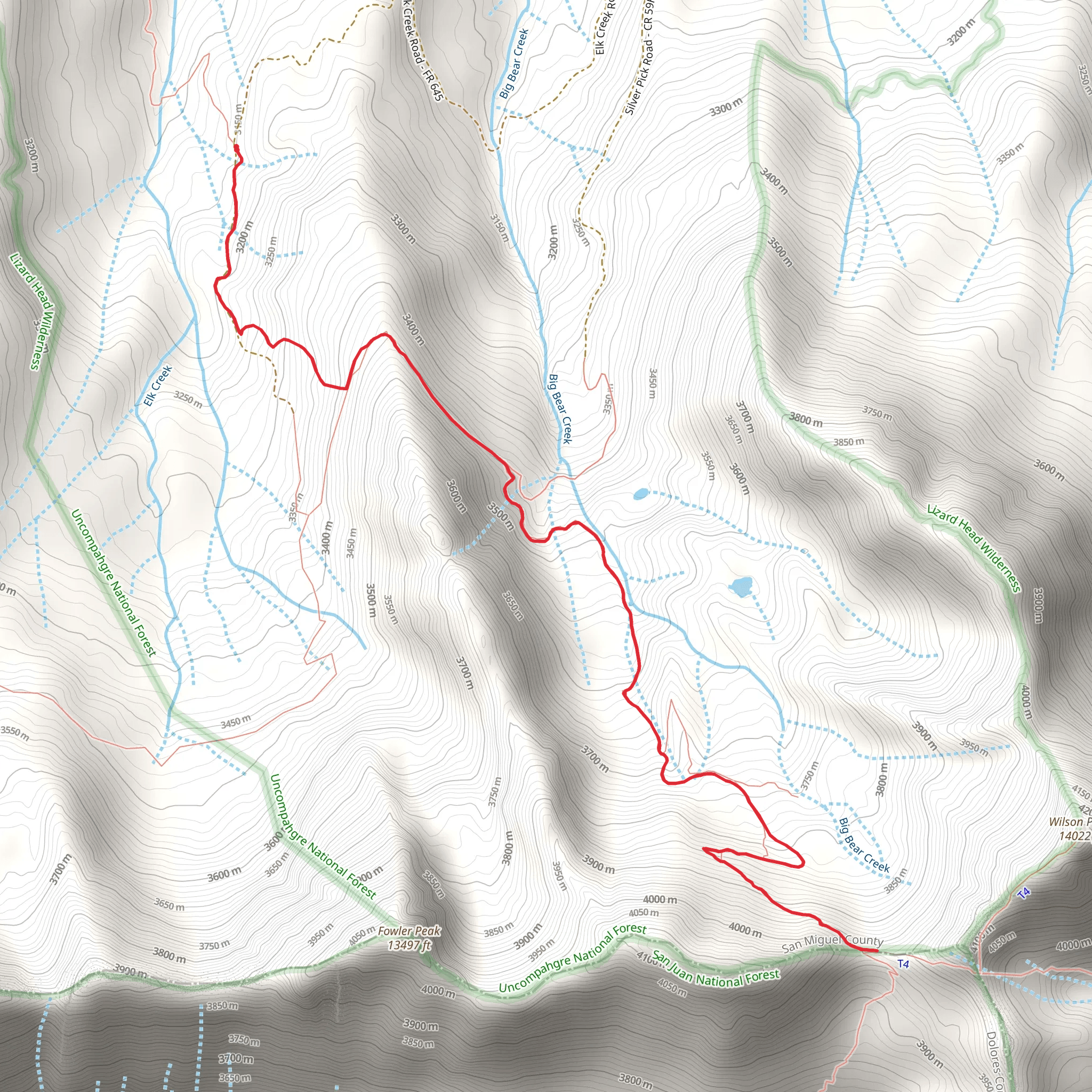 Rock of Ages Trail mobile static map
