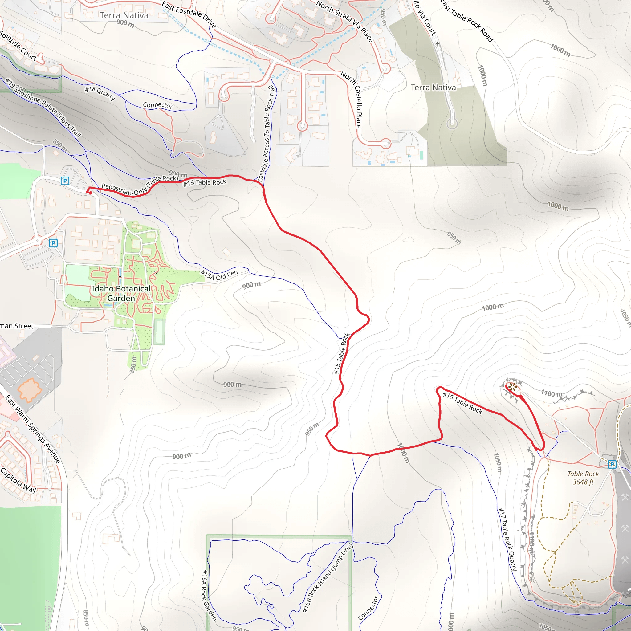 Table Rock mobile static map