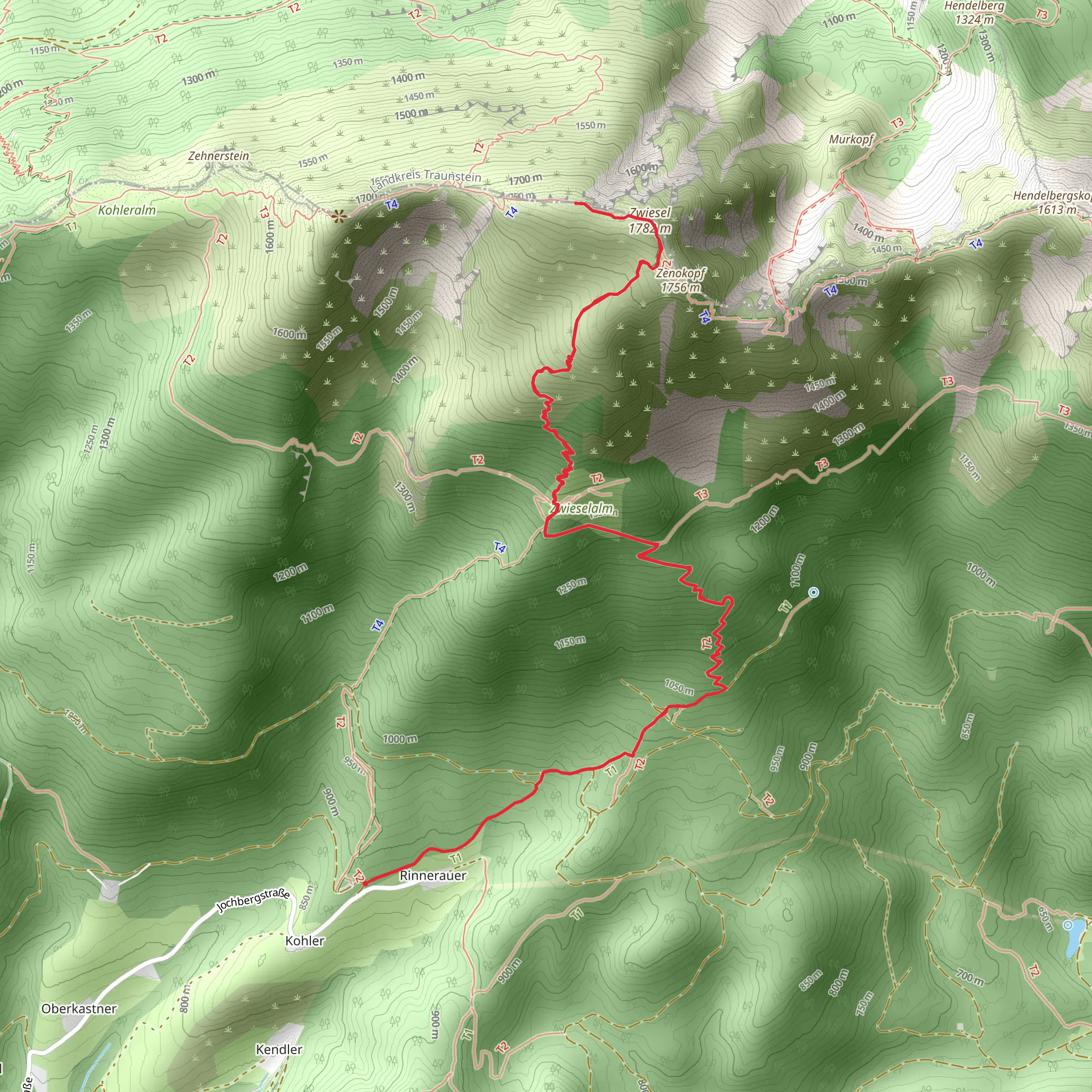 Zwiesel via Maximiliansweg mobile static map
