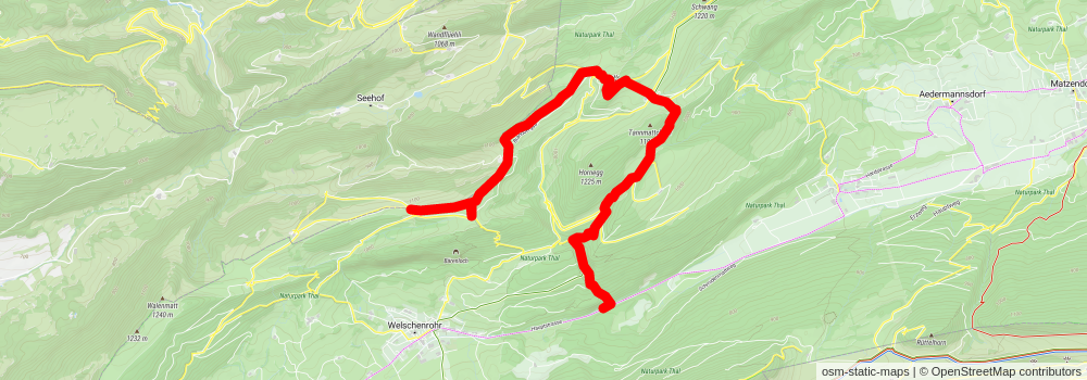 Gänsbrunnen to Wolfsschlucht stage 2 Map