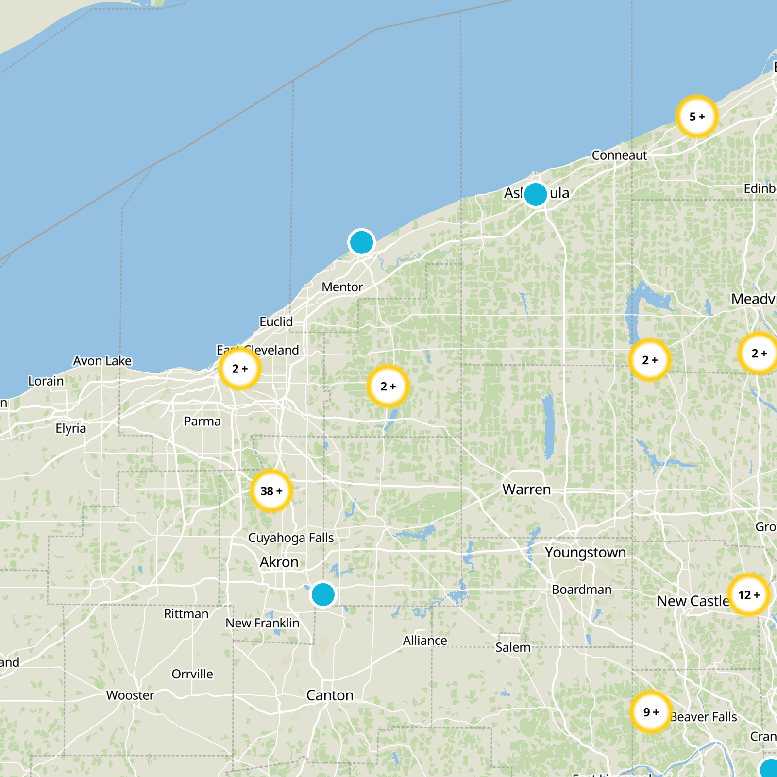 Geauga County Static Map